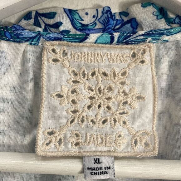 Johnny Was Sleeveless Tiered Midi Dress Bohemian XL - Picture 4 of 13